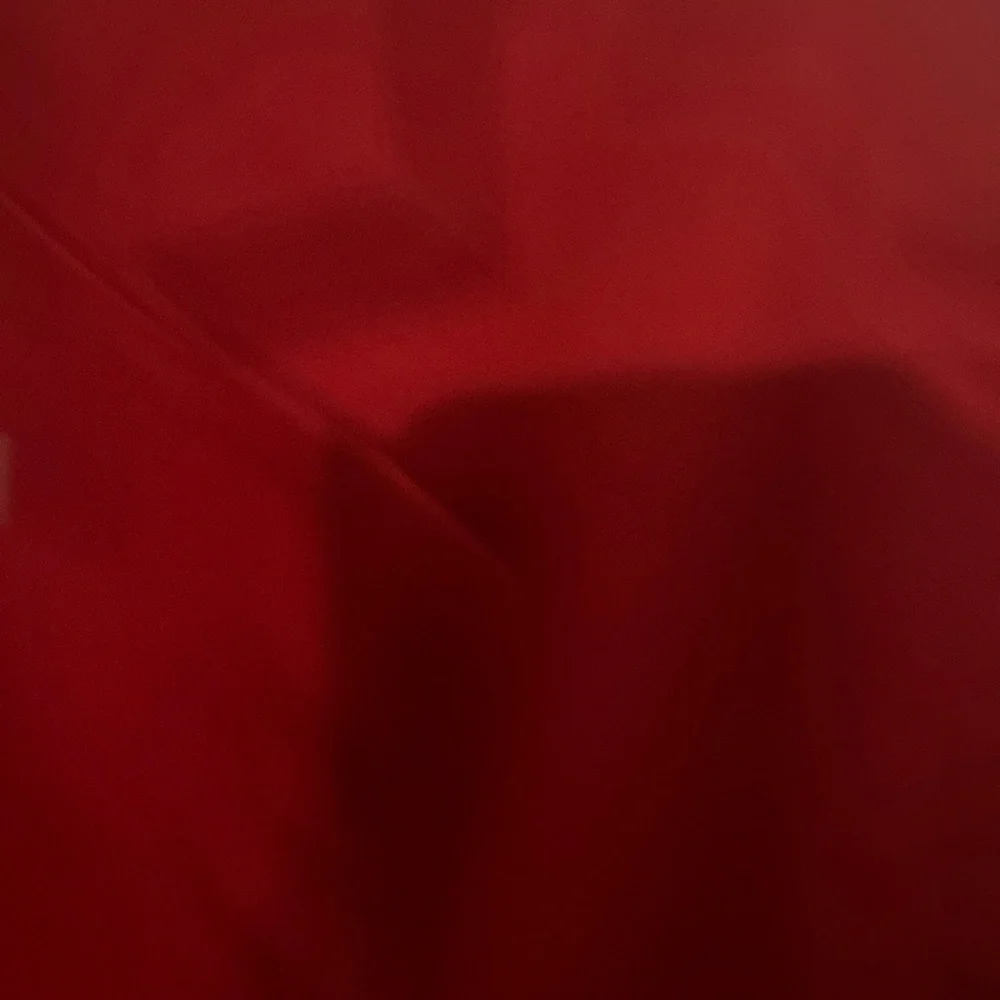 Chico's Red Blazer with Notched Lapels and Lightweight Fabric